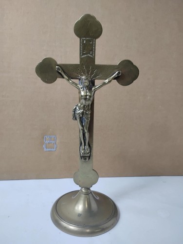 Vintage catholic crucifix - catholic,