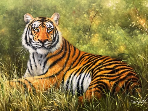 Original oil painting - , on