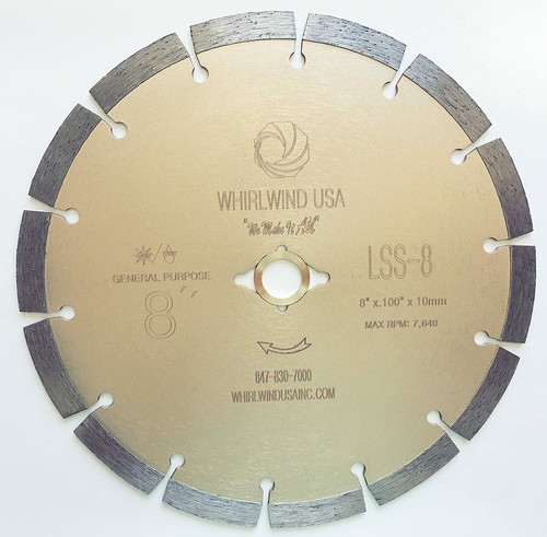 Diamond saw blade dry - 8",