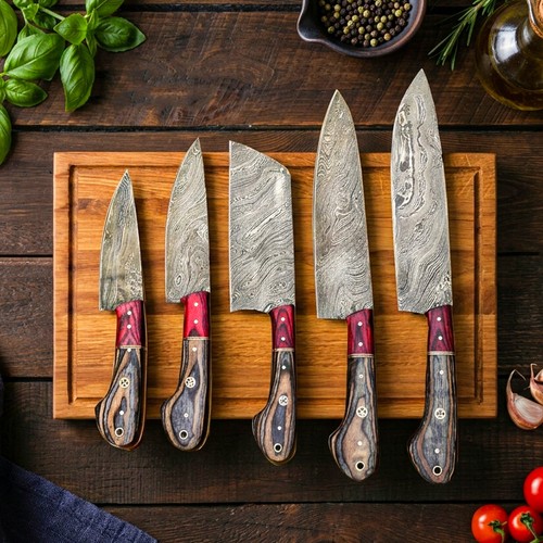 Piece hand forged - forged, damascus