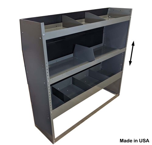 Van shelving with extra deep - van,