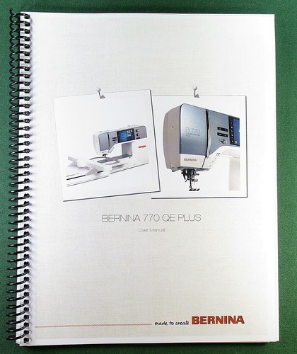 Bernina 770qe plus instruction - bernina,