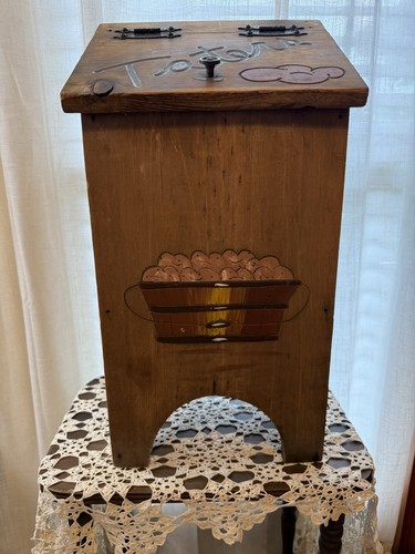 Vintage potatoes taters wooden - vintage,