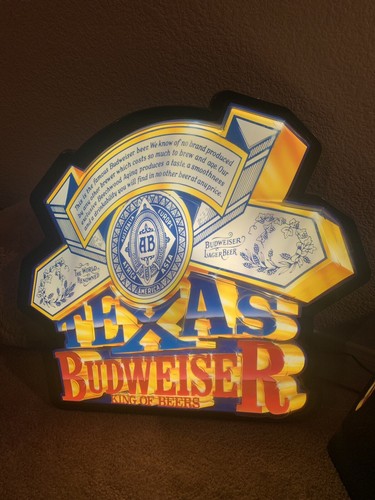 Budweiser neon sign - ,
