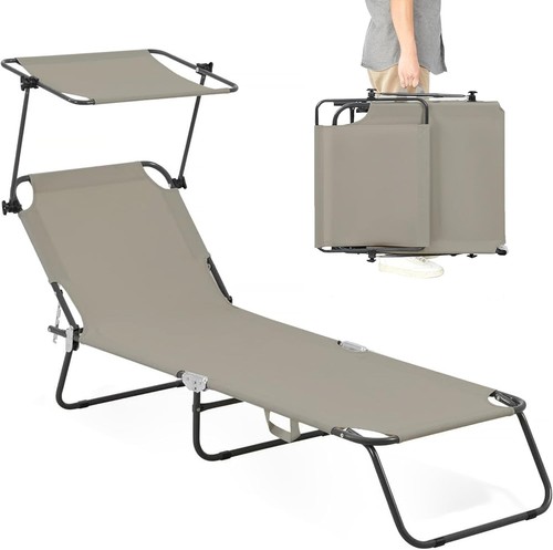Folding outdoor lounge chair - outdoor,