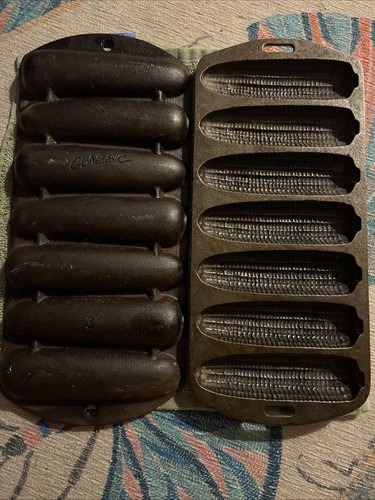 Vintage lodge cast iron corn - lodge,