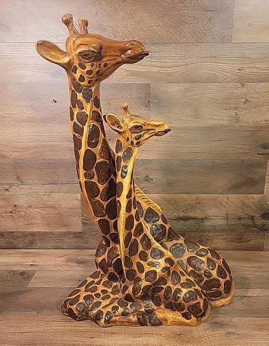 Vintage 1970 ceramic giraffe - 1970's,