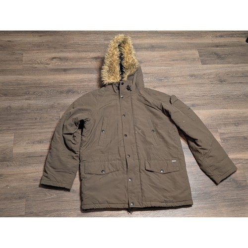 Carhartt parka jacket brown - carhartt,