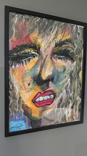 Original art acrylic abstract - original,