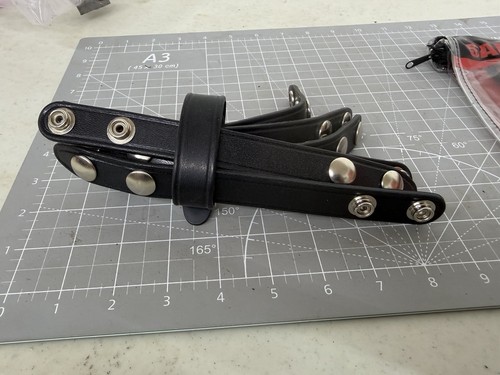 Vintage police belt keeper - police,