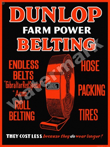 Dunlop farm power belting - farm,