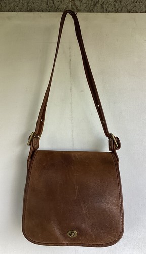 Vintage coach brown cowhide - coach,