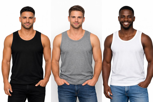 Men cotton tank vest - cotton,