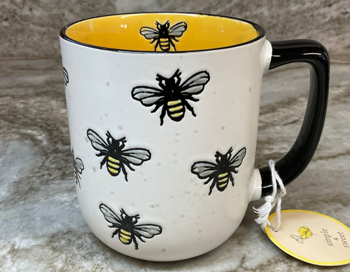 Large coffee mug queen bee - coffee,
