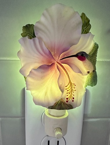 Vintage hummingbird hibiscus - &,