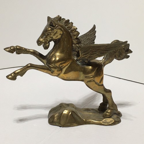 Horse winged flying bronze - winged,
