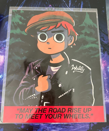 Scott pilgrim print wally - pilgrim,
