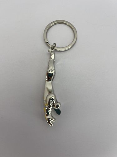 Metal car keychain - car, logo