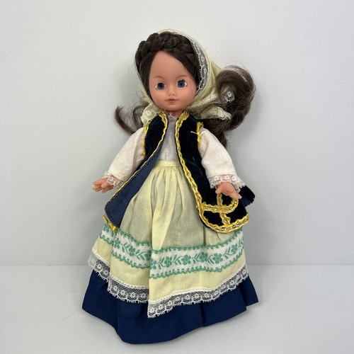 Vintage kehagias doll yellow - vintage,