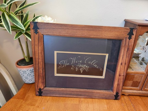 Matted calligraphy wine cellar - matted,