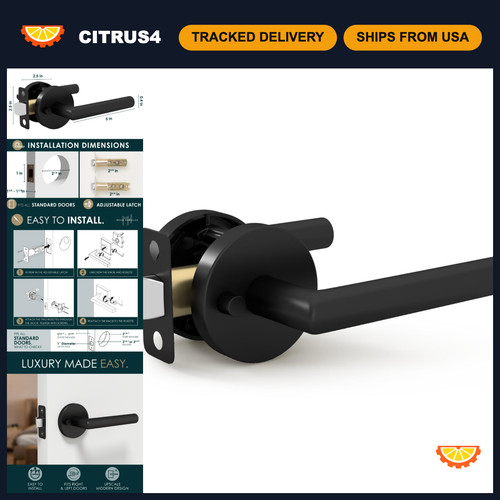 Keyless privacy door handle - door,