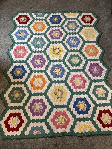 Vintage early 1900 hexagon - vintage,