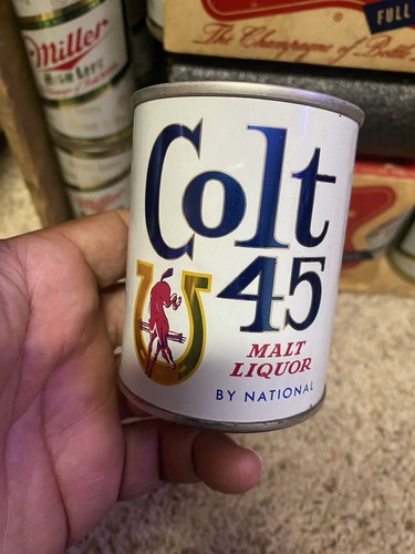 Colt pull tab beer can - beer, malt