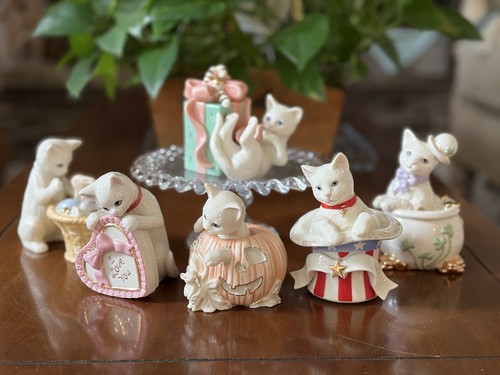Lenox holiday cat - holiday, 6