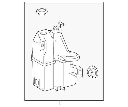Genuine toyota washer jar - genuine,