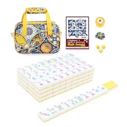 American mahjong tile set with - mahjong,