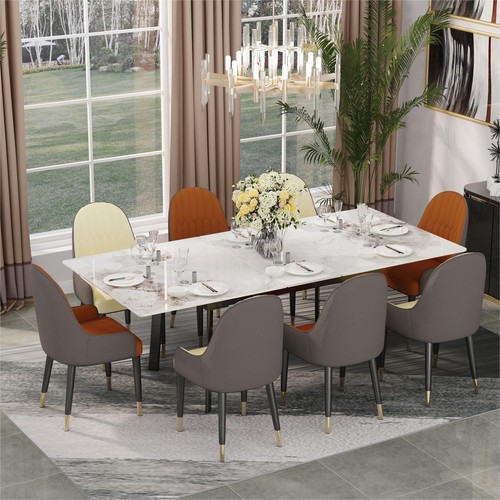 Contemporary extendable dining - extendable,