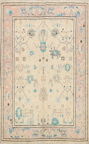 Hand knotted turkish oushak - hand,