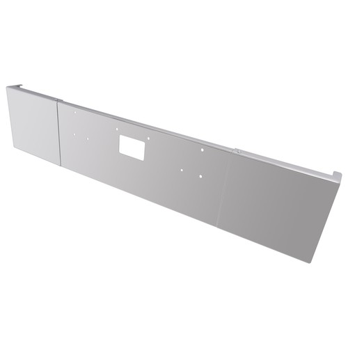 3pcs chrome front bumper - front,
