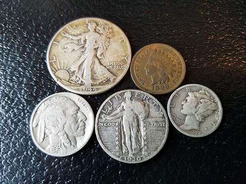 Vintage silver coin - silver,