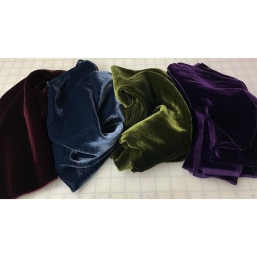 Silk velvet victorian jewels - velvet,