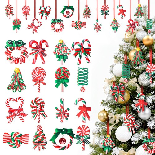 Candy cane christmas tree - candy,