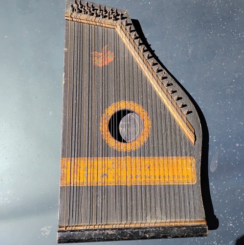 Antique guitar zither bavarian - guitar,