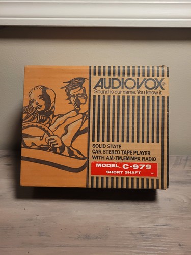 Vtg new rare audiovox avx - vtg, 979