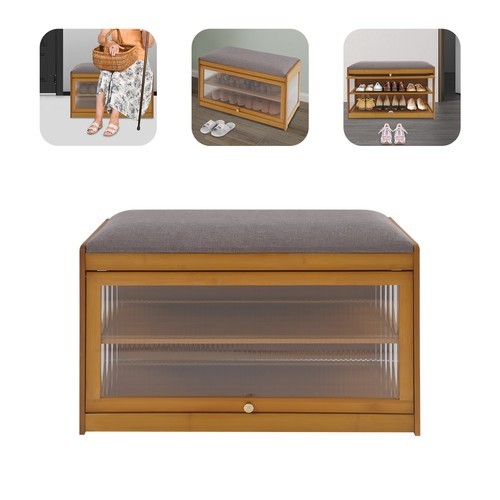 Entryway shoe bench rack - shoe,