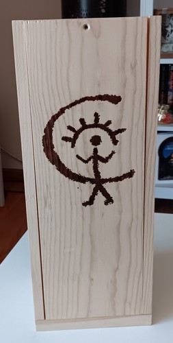 Rare wine wood crate box - rare,