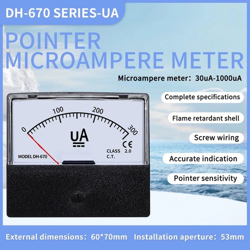 Microammeter precise analog - dc,
