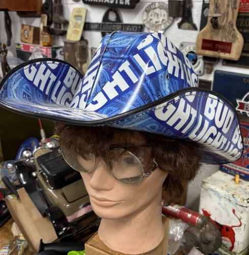 Bud light cardboard cowboy hat - bud,