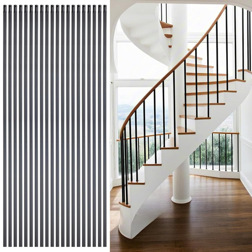 Black wrought iron stair - 20,