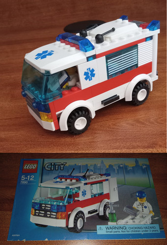 Lego city ambulance - city:,