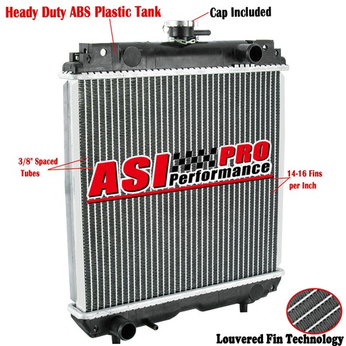 Aluminum core radiator fits - aluminum,