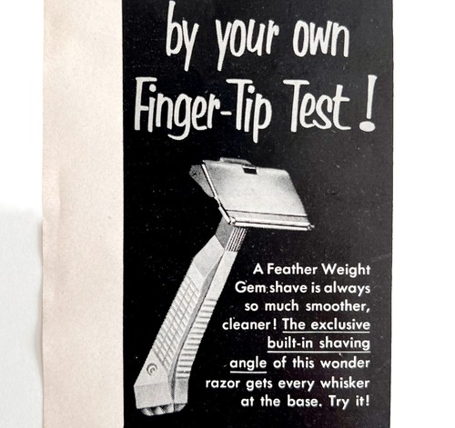Gem shaving razor blades - gem,