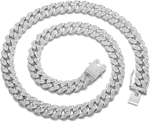 Cuban link chain diamond - link, chain,