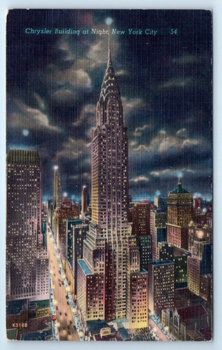 Chrysler building night - chrysler,