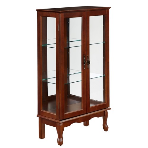 Curio cabinet lighted - cabinet,