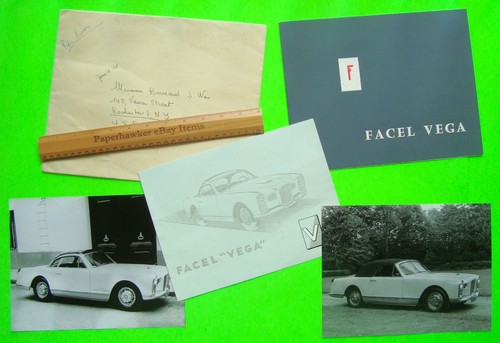Lot 1960 facel vega - lot,